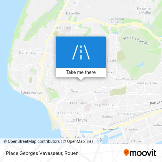 Place Georges Vavasseur map