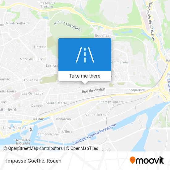 Impasse Goethe map