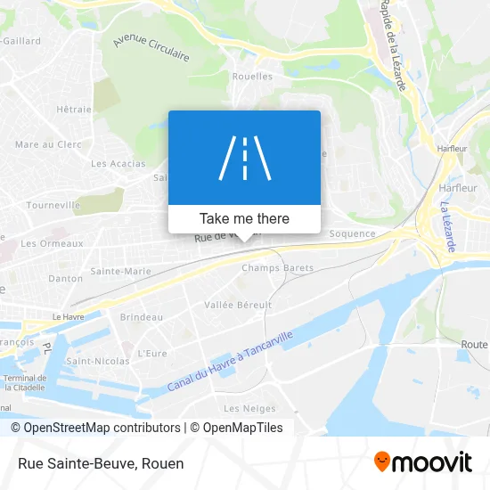 Rue Sainte-Beuve map