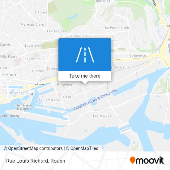 Rue Louis Richard map