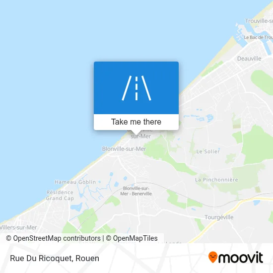 Rue Du Ricoquet map
