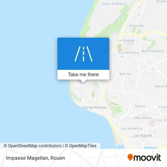 Impasse Magellan map