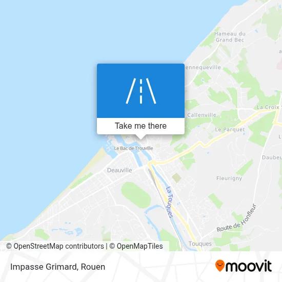 Impasse Grimard map