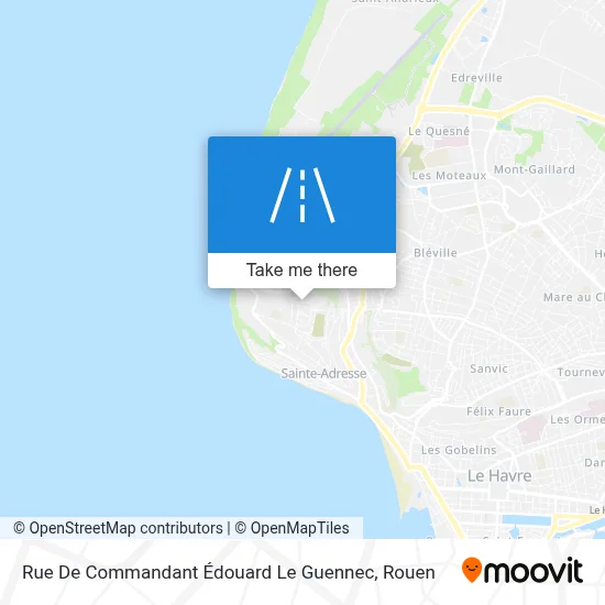 Rue De Commandant Édouard Le Guennec map