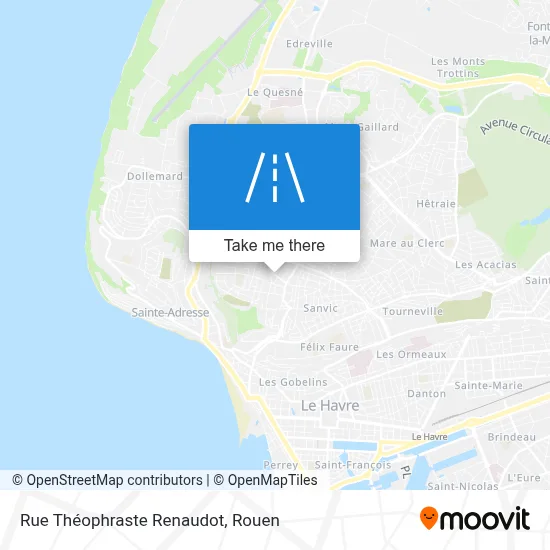 Rue Théophraste Renaudot map
