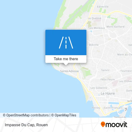 Impasse Du Cap map