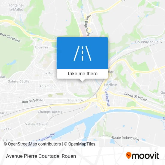 Avenue Pierre Courtade map