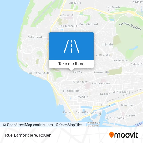 Rue Lamoricière map