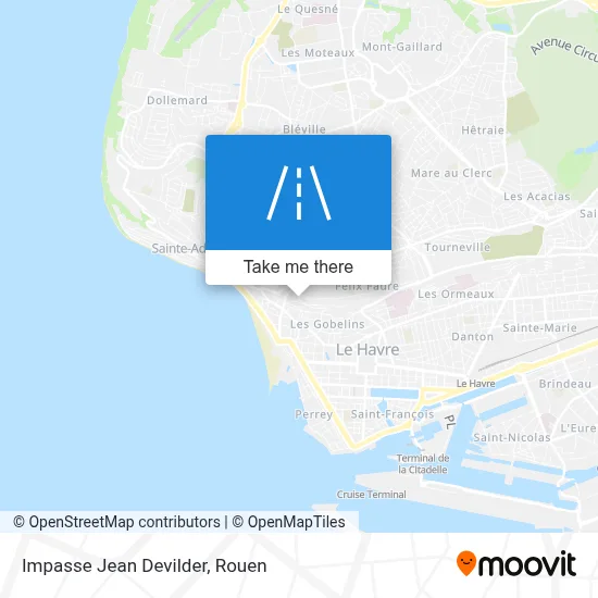 Mapa Impasse Jean Devilder