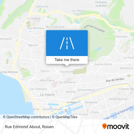 Rue Edmond About map