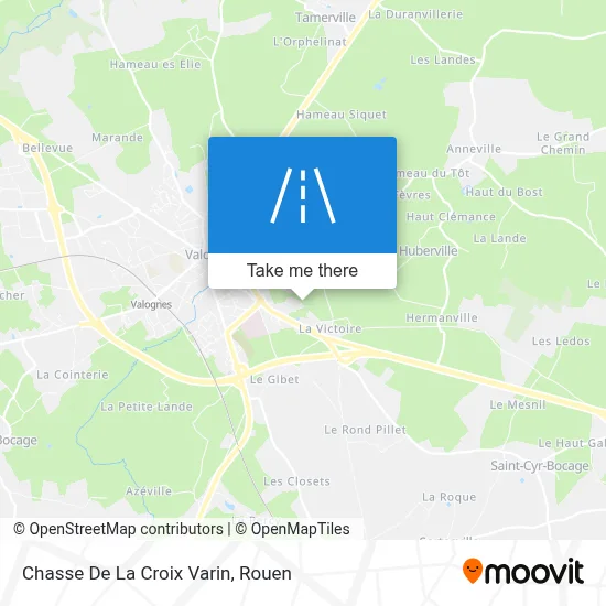 Chasse De La Croix Varin map