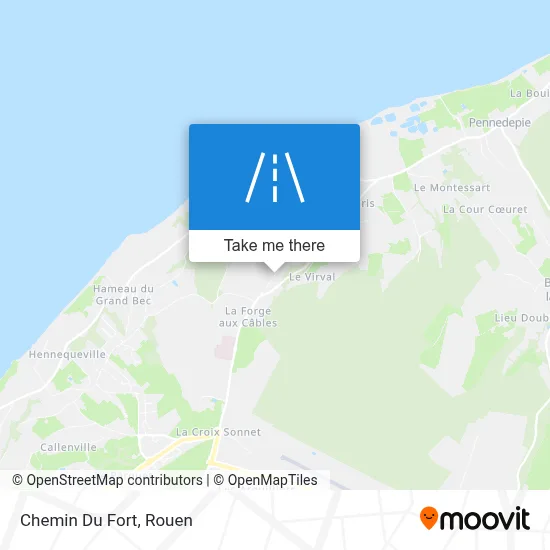 Mapa Chemin Du Fort