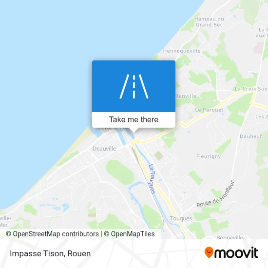 Impasse Tison map
