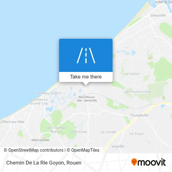 Chemin De La Rle Goyon map