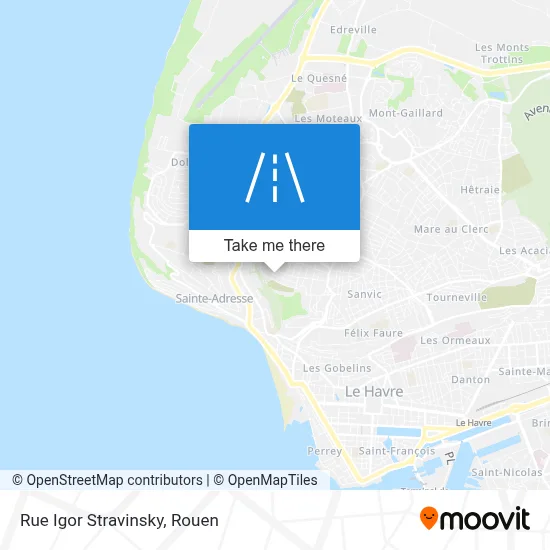 Rue Igor Stravinsky map