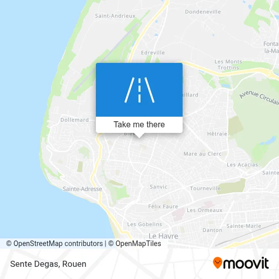 Sente Degas map