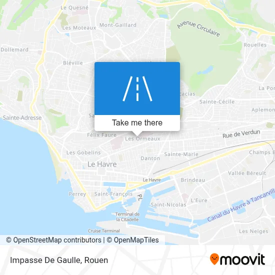 Impasse De Gaulle map