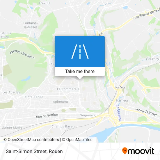 Rue Saint-Simon map