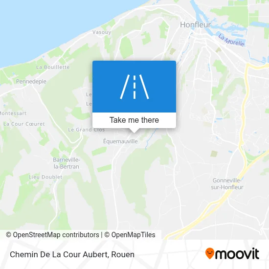 Chemin De La Cour Aubert map