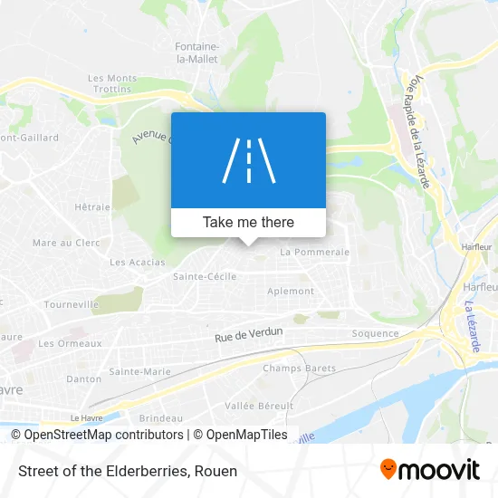 Rue Des Sureaux map
