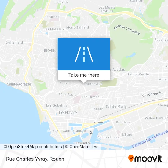 Rue Charles Yvray map