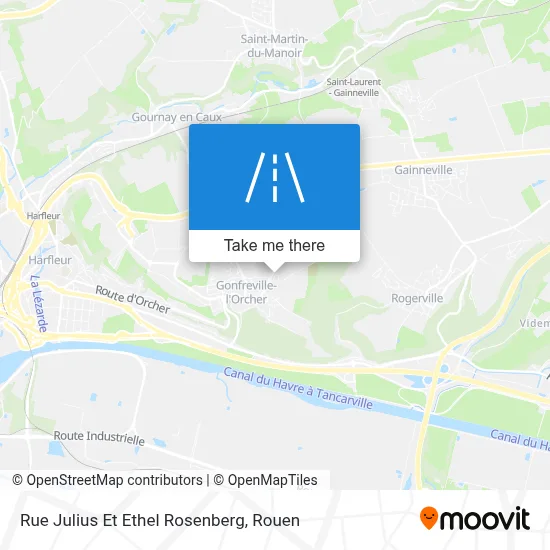 Rue Julius Et Ethel Rosenberg map