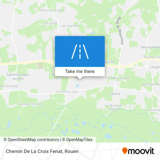 Chemin De La Croix Fenat map