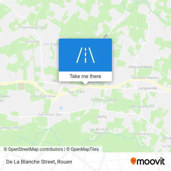 Rue De La Blanche map