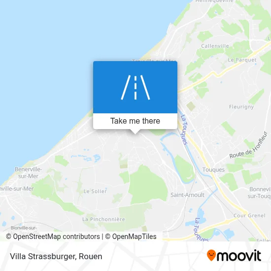Mapa Villa Strassburger