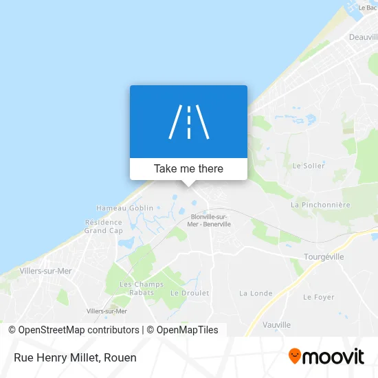 Mapa Rue Henry Millet