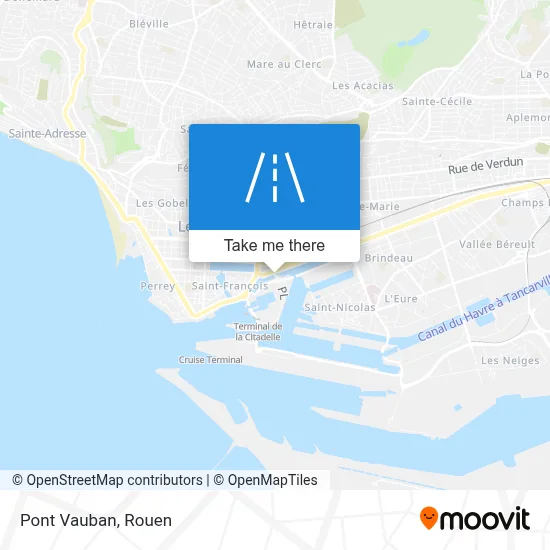 Pont Vauban map