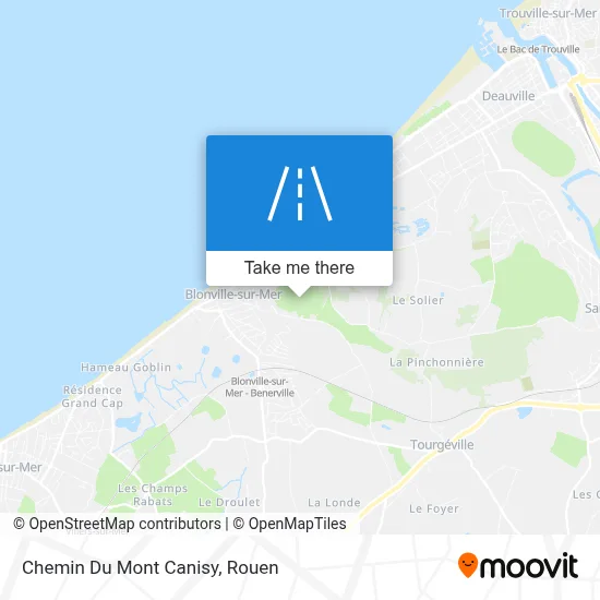 Chemin Du Mont Canisy map
