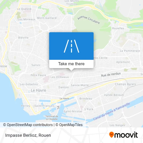 Impasse Berlioz map