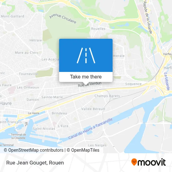 Rue Jean Gouget map