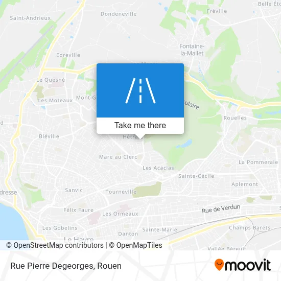 Rue Pierre Degeorges map