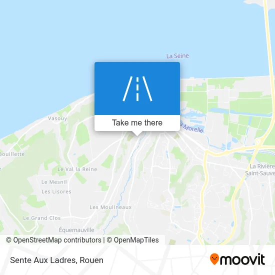 Sente Aux Ladres map