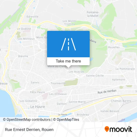 Rue Ernest Derrien map