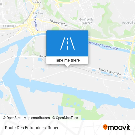 Route Des Entreprises map