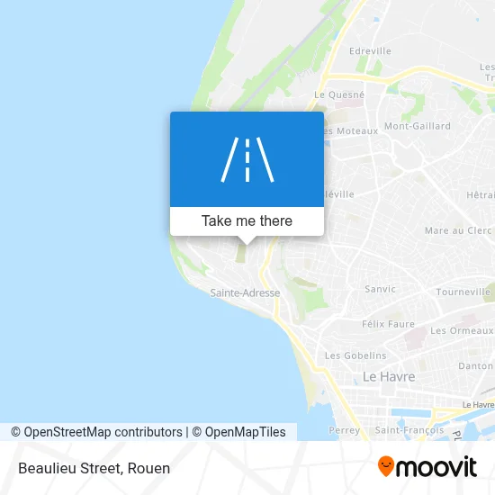 Mapa Rue Beaulieu