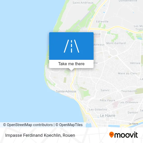 Impasse Ferdinand Koechlin map