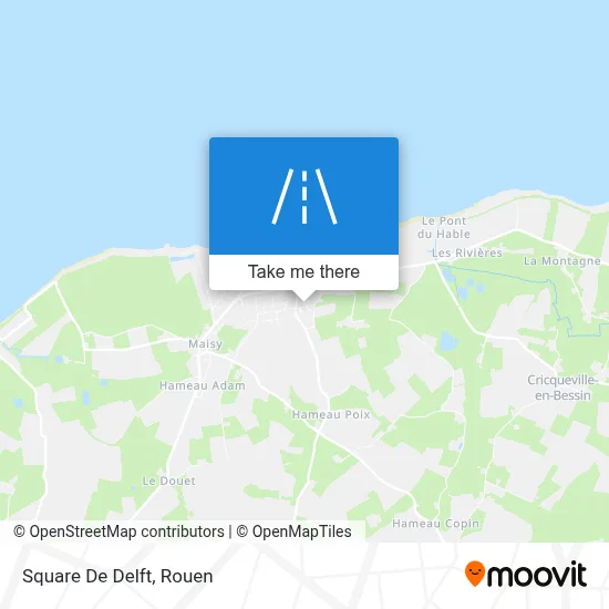 Square De Delft map