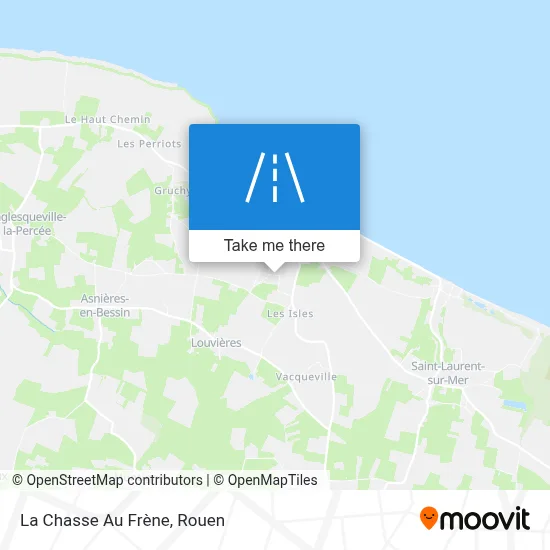 La Chasse Au Frène map