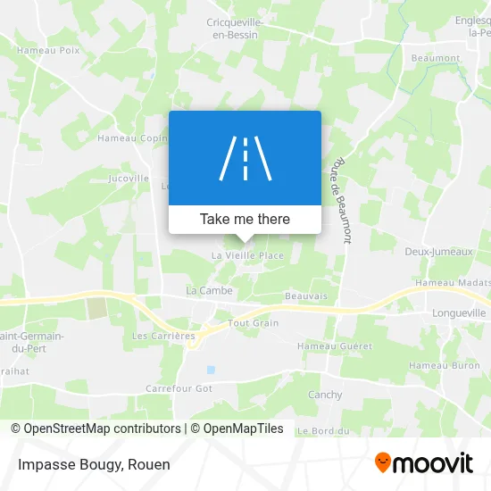Impasse Bougy map
