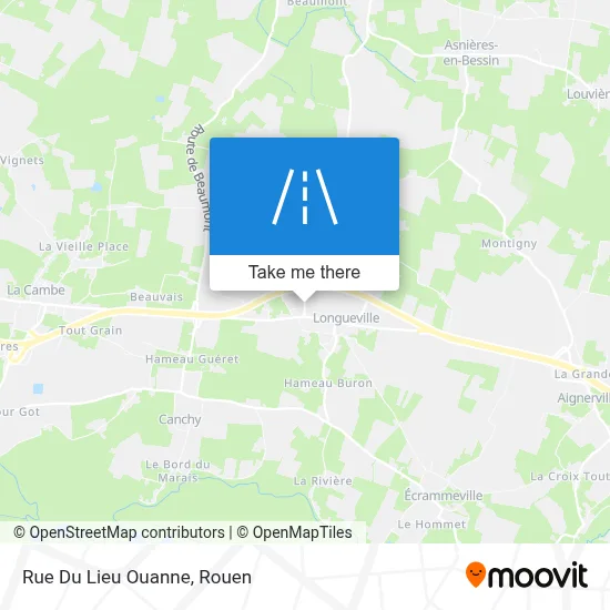 Rue Du Lieu Ouanne map