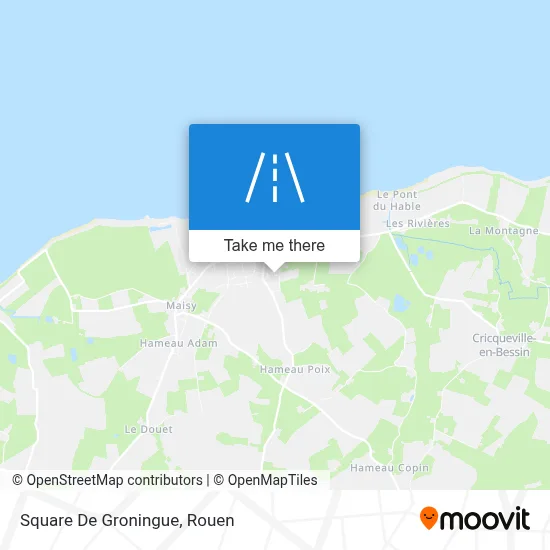 Square De Groningue map