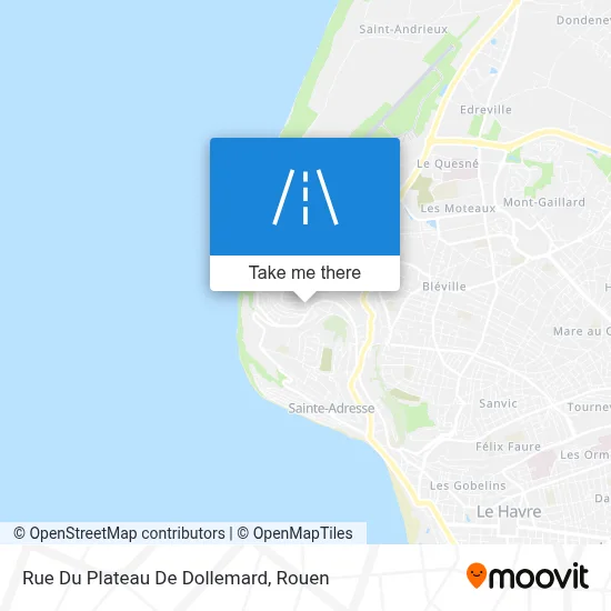 Mapa Rue Du Plateau De Dollemard