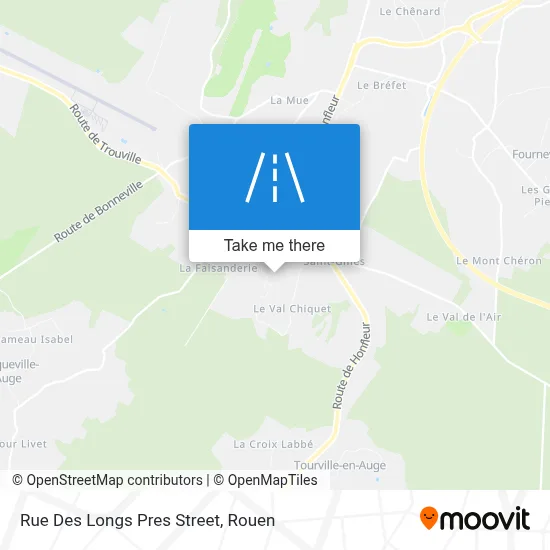 Rue Des Longs Pres map