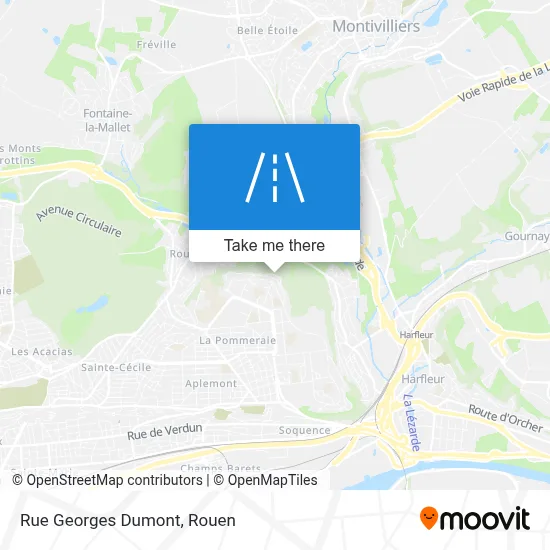 Rue Georges Dumont map