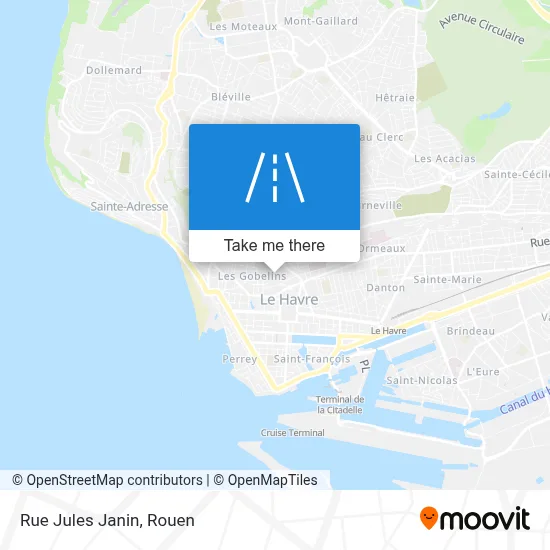 Rue Jules Janin map