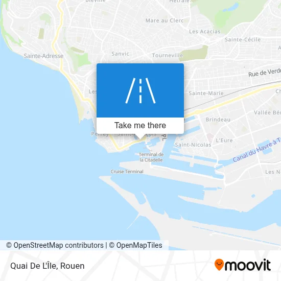 Quai De L'Île map